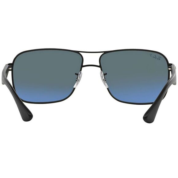 Ray-Ban Polarized Sunglasses Black w/Green Lens main image 4